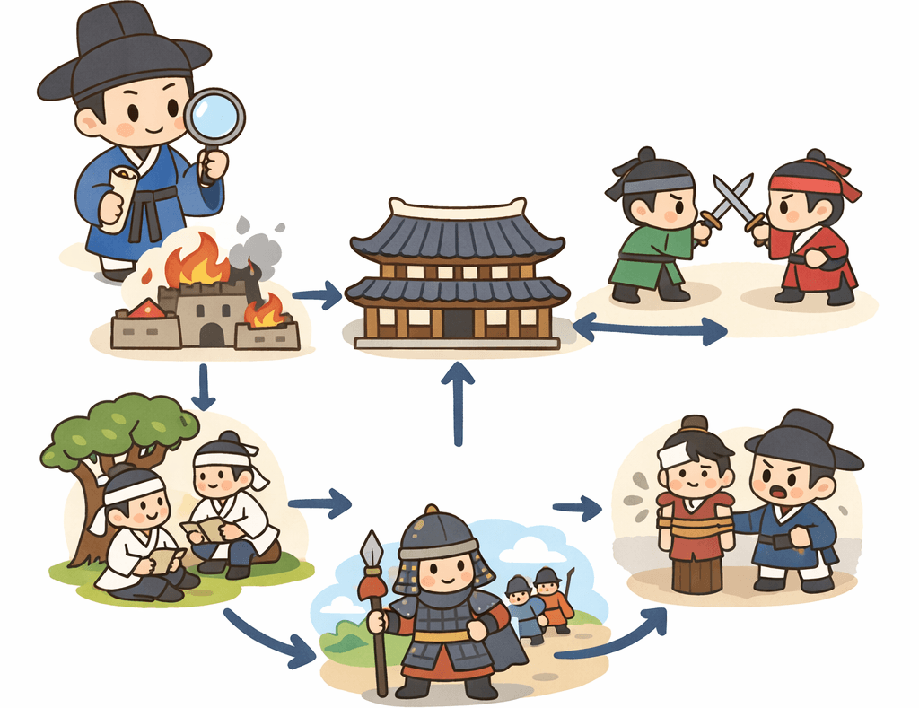 역사 문제 설명 그림
