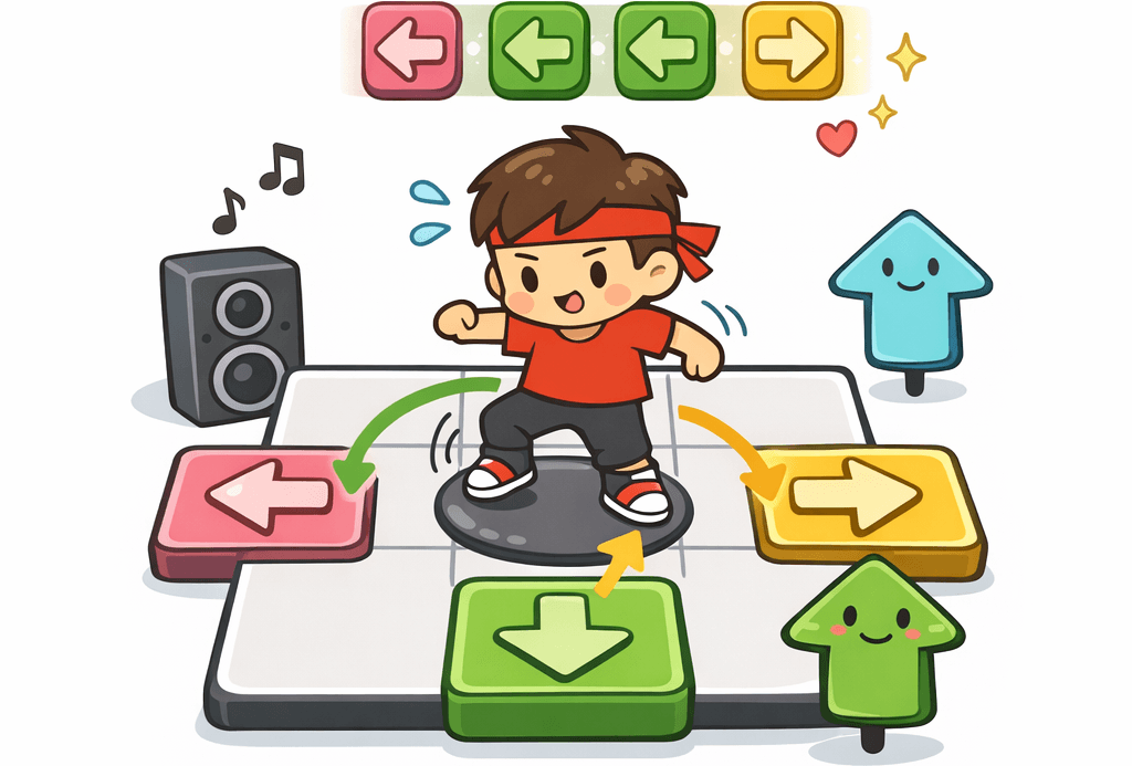 Dance Dance Revolution 문제 설명 그림