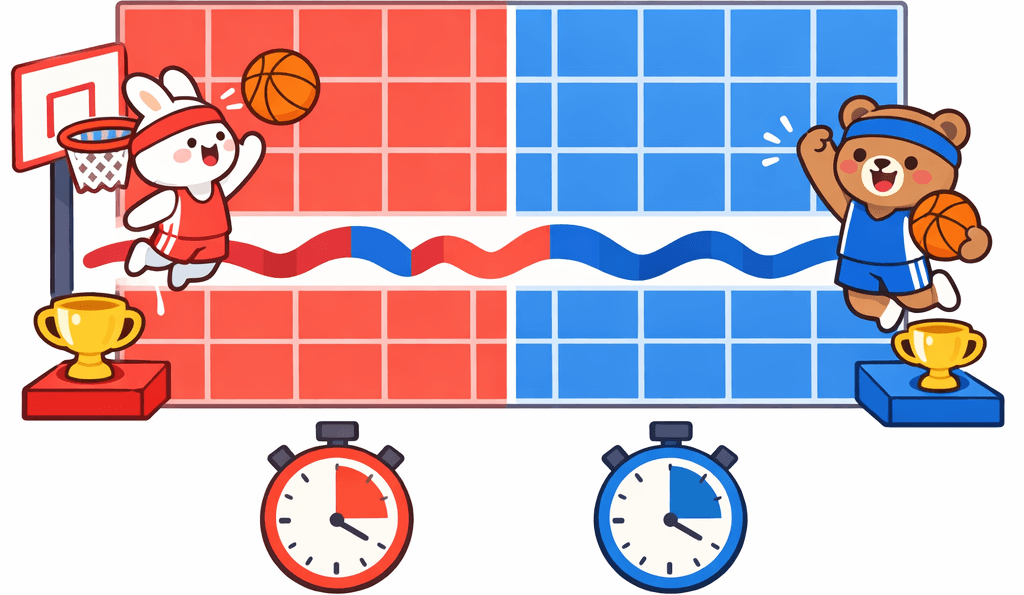 NBA 농구 문제 설명 그림
